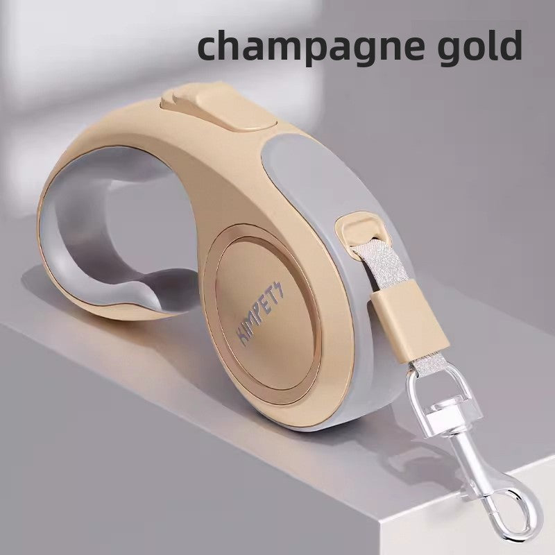 Retractable dog lead with LED light, 2 lengths available