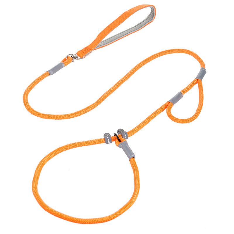 Anti-escape fabric dog slip lead with adjustable loop, product image 6