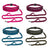 Hands-free reflective dog lead with waist bag, ideal for everyday use