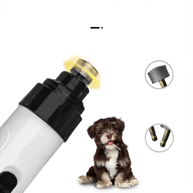 Rechargeable Pet Nail Grinder with LED Light, Low Noise