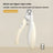 Pastel LED Nail Clippers for Cats and Dogs, Stainless Steel