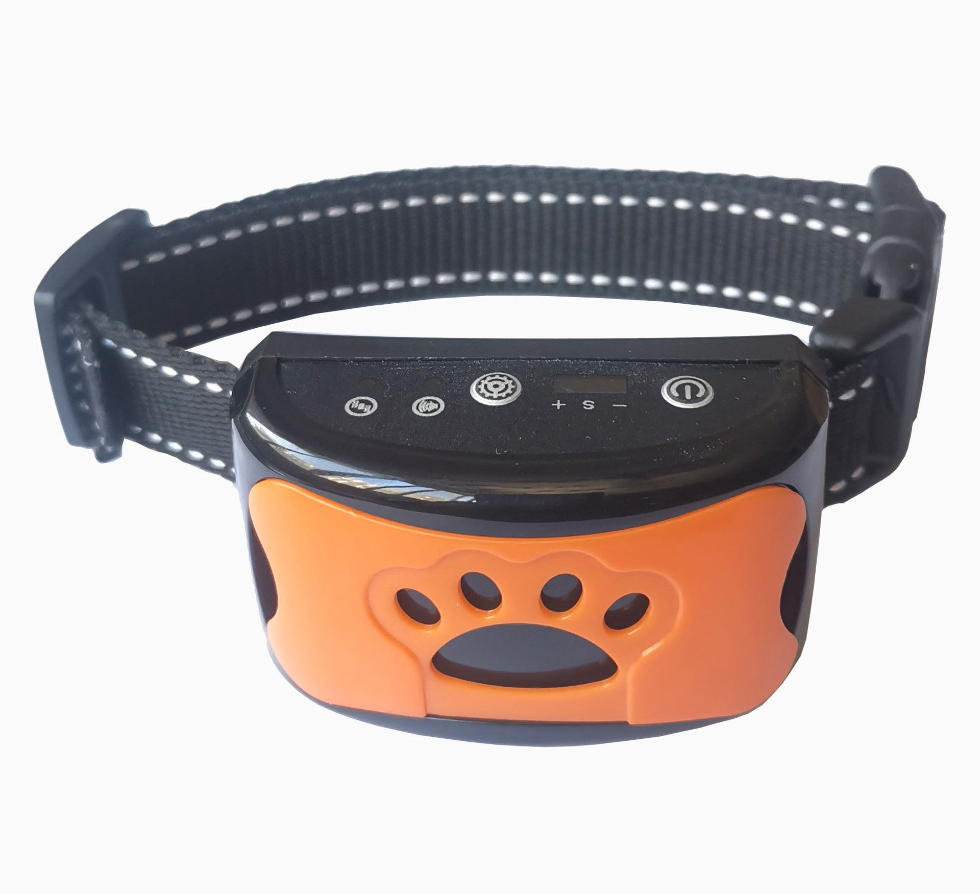 Rechargeable vibration anti-bark dog collar in bright colour, product image 8