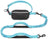 Elastic bungee dog lead clipped to a waist bag for jogging