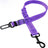 Dog car seat belt leads in many colours with metal clips