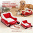 Christmas sleigh pet bed with warm plush lining, photo 2 of 10