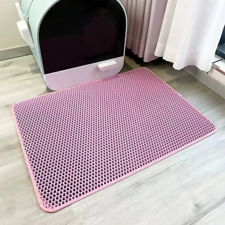 Thickened EVA Cat Litter Trapping Mat, Anti-Splash Design
