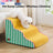 Gentle slope two-step dog stairs, photo from another angle