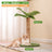 Plant style sisal cat scratching post with leaves, photo 15 of 19