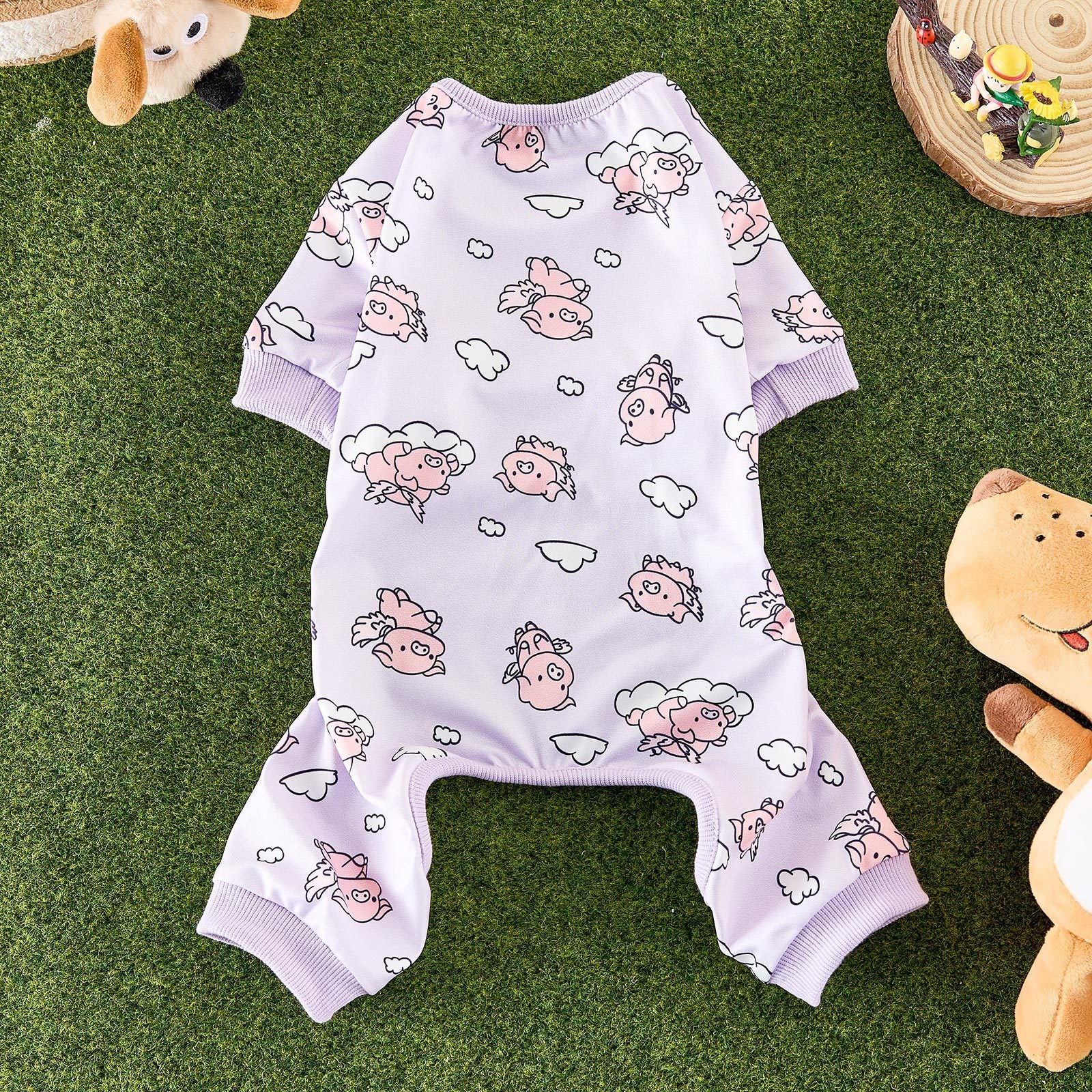 Four leg dog jumpsuit pyjamas, available in 12 colours, sizes Small to 3XL, image 47