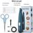 Ceramic Blade Pet Paw Trimmer with LED Light and Limit Comb