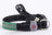 Striped light up collars for dogs and cats in blue and green