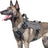Tactical Oxford cloth dog harness vest in army green, product image 18