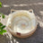 Woven rattan cat nest bed with white cotton pad, photo 13