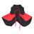 Red pet wizard cloak and magic hat costume set