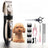 Pet Hair Clipper Set with 4 Limit Combs, Rechargeable Dual Voltage