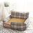 Check pattern pet nest bed with removable washable cover, photo 35 of 77