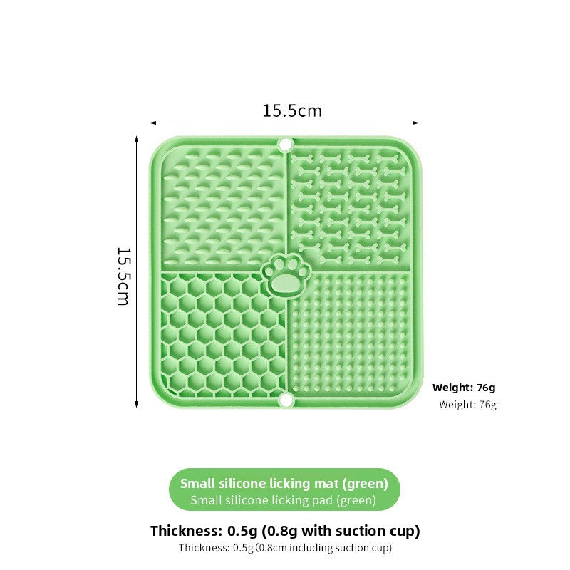 Silicone Slow Feeder Mat for Cats and Dogs