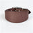 Wide leather collar for small dogs in a rich colour, product image 6