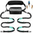 Hands-free dog running lead with waist belt and bungee, ideal for everyday use