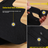 Black felt bat wings costume for cats with strap