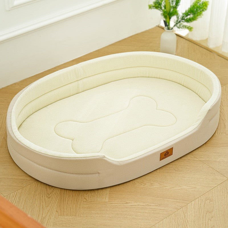Oxford pet bed with removable fleece cover, photo 22 of 35