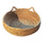 Woven cattail grass cat nest with cute cat ears, product image 3
