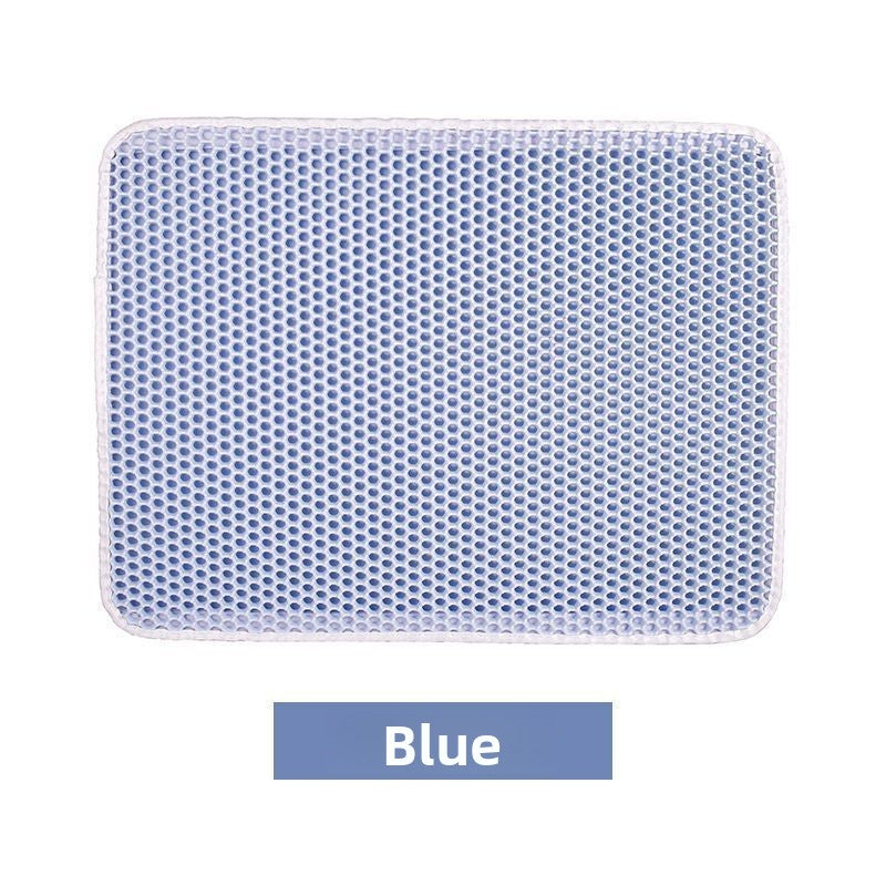 Double-layer EVA cat litter mat trapping litter, photo 8 of 77