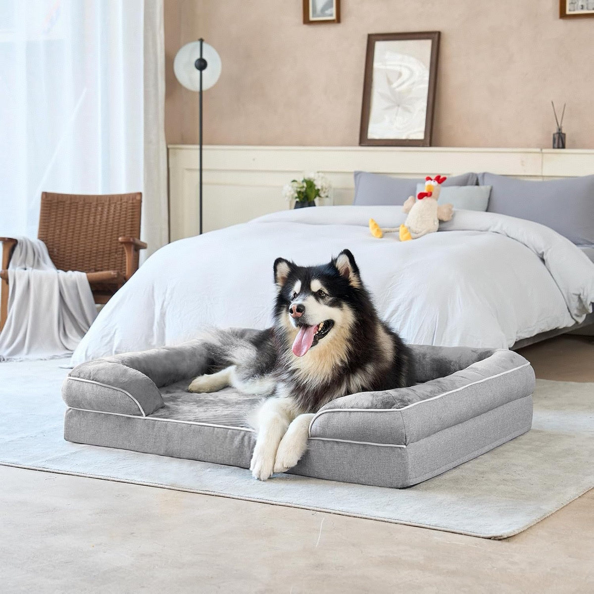 Waterproof dog bed with removable washable cover, photo 2 of 17