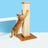 Heart shaped sisal cat scratching board with base, photo 3 of 10