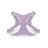 Adjustable dog harnesses in lavender, black and quartz grey