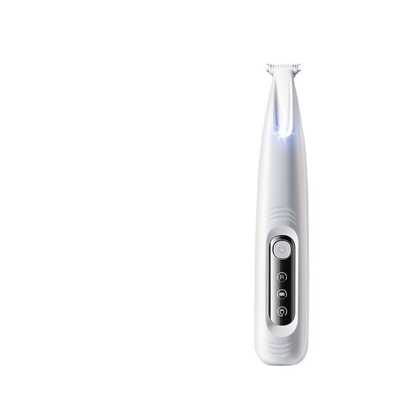 Quiet Waterproof Pet Hair Clipper with LED Light, Rechargeable USB