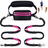 Hands-free dog running lead with waist belt and bungee, ideal for everyday use