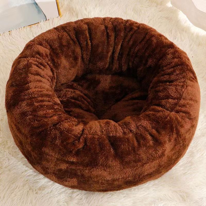 Round arctic velvet pet nest mat, photo 14 of 14