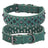 Studded leather dog collar with metal rivets, product image 12