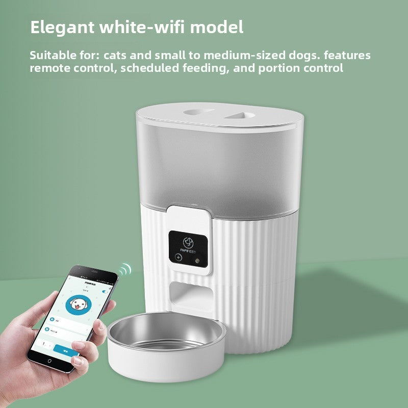 Automatic Pet Feeder with WiFi and Optional 1080P Video in 3L, 6L and 7L Models