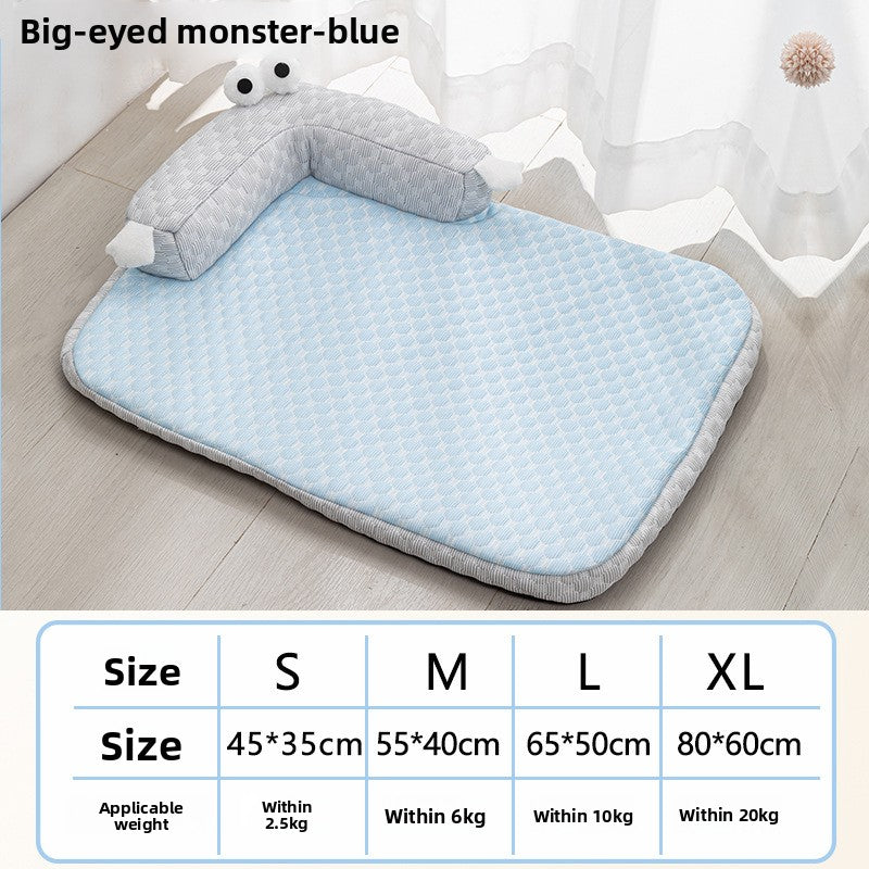 Rattan cooling mat with cute pattern for cats and small dogs, photo 70