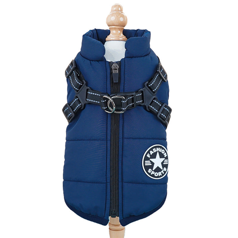 Thick padded cotton pet vest for dogs and cats, available in 7 colours, image 20