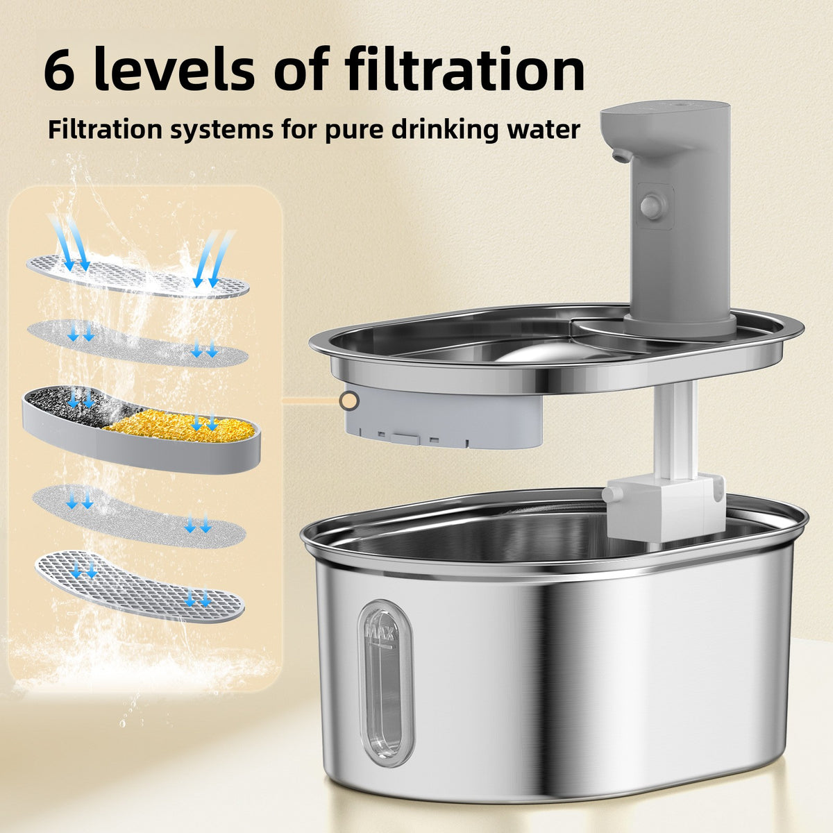 Automatic Wireless Pet Water Fountain