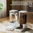 Gravity Pet Water Dispenser and Food Feeder Set for Cats and Dogs, 3.3L to 8.5L