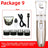 Cordless Dog Hair Clipper Kit with Thin or Thick Cutter Heads