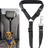 Adjustable headrest car safety lead for dogs in black polyester