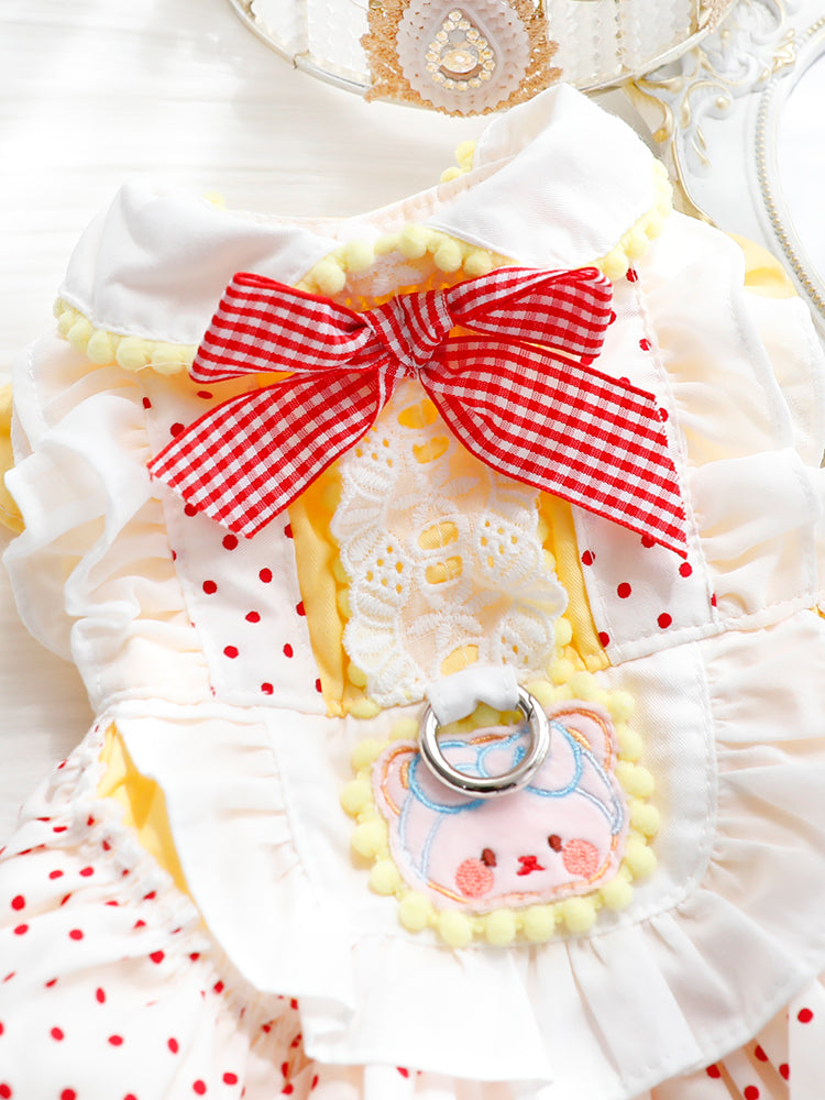 Cotton pet dresses in pretty colours and Halloween designs