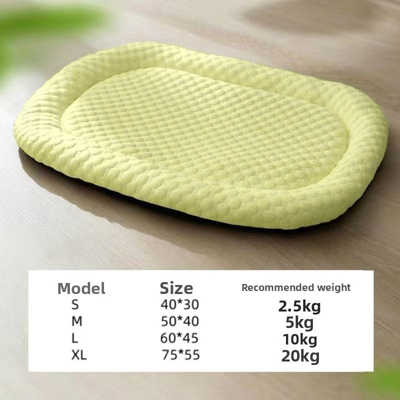 Ocean blue cooling bead mat for cats and small dogs, photo 17