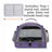 Green breathable bird carrier shoulder bag with mesh windows, view 14
