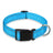 Reflective nylon dog collar in 12 colour options