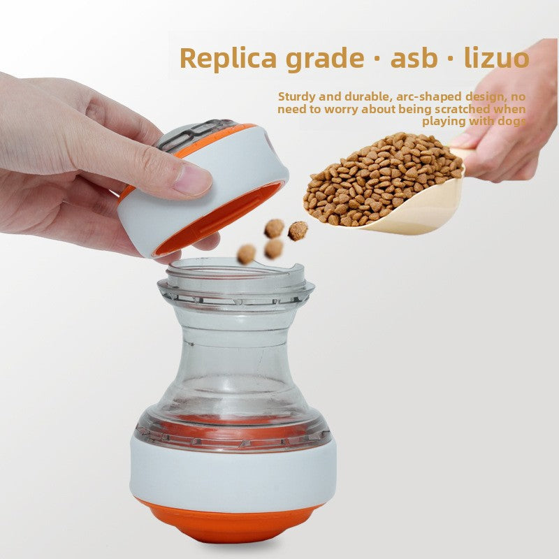 Interactive Treat Dispensing Dog Ball Toy in Durable ABS for Play and Mental Stimulation