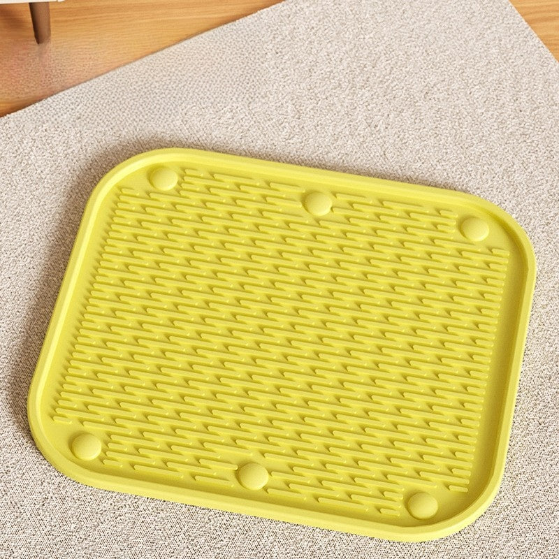 Extra Large Semi-Enclosed Cat Litter Box with Scoop, Thick PP