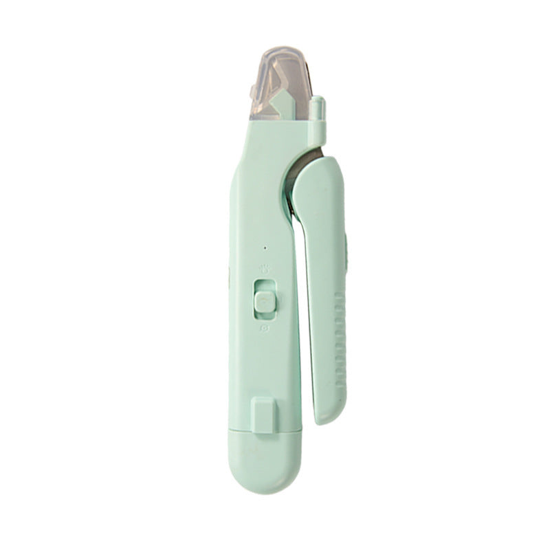 2-in-1 Rechargeable Dog Nail Clipper and Grinder with LED Light