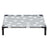 Raised pet cot with breathable mesh for cats and dogs