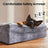 Orthopaedic Extra Large Dog Bed Couch, Memory Foam with Bolster